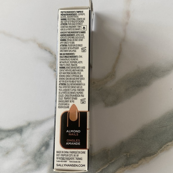 Sally Hansen NWT perfect manicure almond shape rose & shine color - Picture 2 of 4